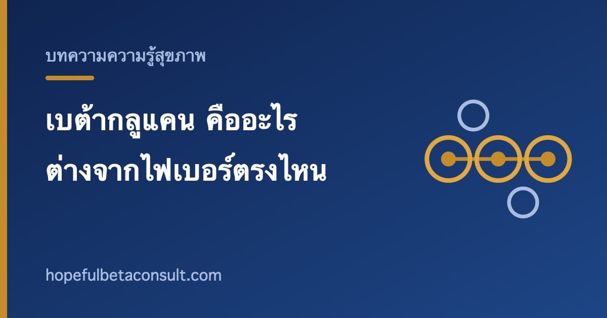 ภาพประกอบบทความ เบต้ากลูแคน คืออะไร ต่างจากไฟเบอร์ทั่วไปตรงไหน